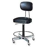 ノーリツイス:ノーリツ 製図用チェア ビニールレザー ブラック TL-17L 型式:TL-17L