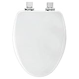 Bemis 19170CHSL 390 Elongated Closed Front High Density Toilet Seat, Cotton White by Bemis