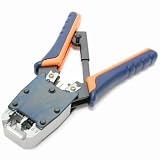 ノーブランド品 モジュラー圧着工具(RJ-45(8P)、RJ-12・11(6P)対応) HT500R