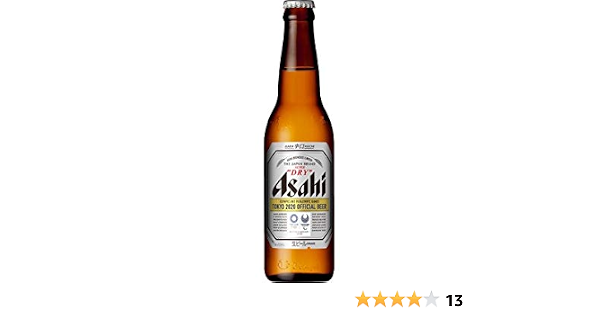 Amazon Co Jp ビール アサヒ 生 小瓶 ス パ ドライ 334ml 30本 1ケース プラケース配送 食品 飲料 お酒