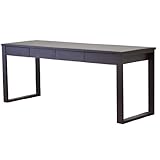 ライフスタイリングショップ パソコンデスク 幅180×奥行59 木製 引出付 シンプル ダークブラウン LS-389DB