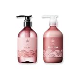 ISM (イズム) シェルピンク フレグランス シャンプー & トリートメント セット フローラルフルーティーの香り 香水シャンプー ケラチン ヘマチン W配合 ダメージ補修 サロン品質 490ｍl×2
