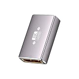 Duttek Displayport 中継アダプター Displayport メスからメス中継 アダプタ DP1.4 ディスプレイポートアダプタ8K@60HZ UHDのビデオ ディスプレイポー 延長端子コネクタ ， DPポートのラップトップテレビに適しています