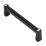 Wisdomストーン412196b-mu Longブラックwithマルチカラークリスタルキャビネット引き出し、3 – 3 / 4 "