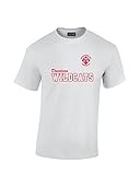 NCAAブロック100 %防縮加工半袖Tee M ホワイト