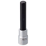 プロクソン(PROXXON) ヘックスビットソケット 1/2" ロング(100mm) 12mm No.83487