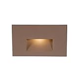 WAC Lighting WL-LED100F-C-BZ 277V Horizontal Step Light, White 3000K [並行輸入品]