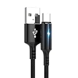 USB C ケーブル |タイプCケーブル | LED付き急速充電ナイロンケーブル |高速充電ケーブル、ラップトップ、コンピュータ、電話用の Type-C 自動オフusb c充電ケーブル usb c充電ケーブル タイプcケーブル タイプcケーブル usbタイプcケーブル タイプcケーブル usbタイプcケーブル