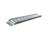 【日軽】 鉄/ゴムクローラー兼用アルミブリッジ PXF15-240-30 【ベロ式】 【全長2550×有効幅300（ｍｍ）】 【最大積載1.5ｔ/セット（2本）】