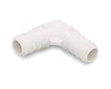 Everflow Supplies PPLN0012 Lead Free White Poly Alloy Elbow Fitting with Pex Ends, 1/2" [並行輸入品]