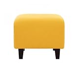 ハニーイエロー/角錐/ＮＡ リジョイシリーズ:20色から選べる!カバーリングソファ・スタンダードタイプ【オットマン】【ﾉｰﾌﾞﾗﾝﾄﾞ品】