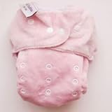 itti bitti（イッティビッティ）ベビー ピンク　オーガニックコットン　布おむつ （カバー＆ライナー付き）