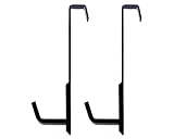 B.S額受長押掛け 足長 36mm×1１0mm 黒 2個入 2037-Ｂ fukui