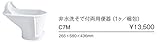 ジャニス　非水洗便器　非水洗そで付両用便器（1ヶ/梱包）　【C7M】