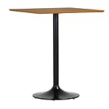 arne カフェテーブル ハイテーブル 正方形 机 リビング ダイニング UT-750H･H カウンターテーブル チーク