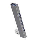 USBハブ 3.0-4ポート USBハブ ポータブルUSBスプリッター | 5Gbps USBマルチコネクタ USBドッキングステーション ミニUSBスプリッター デスクトップ ノートパソコン フラッシュドライブ HDD コンソールプリンター PCキーボード用