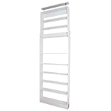 ライフスタイリングショップ つっぱりシェルフ 本棚 オープン ラック 薄型 幅75cm ホワイト WS-53WH