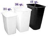 Rubbermaid交換Waste Bin 36 Quart 14 – 1 / 2 " x 11 " x 18 " ( HT )ビスク