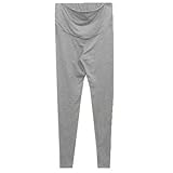 (ティアナ23)Tianna23 マタニティ お腹周りゆったり シンプル レギンス パンツ スパッツ グレー XXL