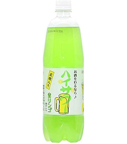 Amazon.co.jp: 博水社 ハイサワー 青リンゴ 1000ml×15本 : 食品・飲料