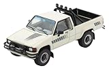 ゲインコーププロダクツ 1/64 トヨタ ハイラックス SR5 XTRA Cab 1985 - (LHD) - オフホワイト 完成品