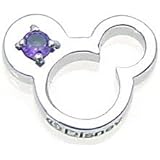Amazon ディズニー ベビーリング ネックレス ペンダント ミッキー Disney 誕生石ピンクトルマリン 10月 ネックレス 通販