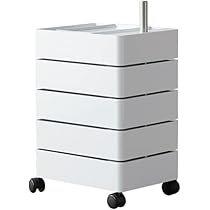 ５段ワゴン★キッチン、オフィス、店舗向けモダンデザイン★キャスター付き★ Amazon.co.jp: デザイナーズ家具 ワゴン キッチン 5段 収納