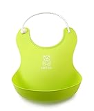 BEATON JAPAN ベビー スタイ エプロン 赤ちゃん 男の子 女の子 食事用 幼児 ビブ 子供 新生児 シリコン スモック 離乳食 (グリーン)