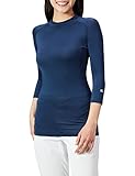 [ミズノ] 女性 レディース ローネック 七分袖 アンダーウェア 【ストレッチ／吸汗速乾】 MZ0304 ネイビー LL