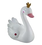 ホワイトプリンセススワンMoney Bank 8.5 inches tall 7 Inches Long