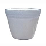 【4個入】イタリア製樹脂ポット(植木鉢/プランター) COCCO(コッコ) φ8cm/穴無し Gホワイト(白) 〔ガーデニング用品/園芸〕
