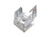 雪止 金具 スワロー工業 横葺用 後付 アングル固定(30~50mm) AT-α 1点掴み 生地 ドブメッキ 50入