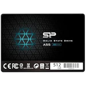 SP Silicon Power シリコンパワー SSD 512GB 3D NAND採用 SATA3 6Gb/s 2.5インチ 7mm PS4動作確認済 3年保証 A55シリーズ SP512GBSS3A55S25