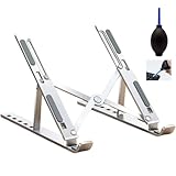 HODAKy ノートパソコンスタンド pcスタンド パソコンスタンド タブレットスタンド パソコン台 pc台 エアダスター付き