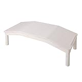 天然木 キッズテーブル 机 デスク テーブル カラー：ホワイト