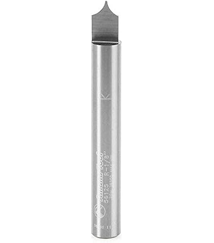 Yonico 3/32 Radius Round Over Groove Router Bit – 1/2 Inch Shank, Carbide, Model 13071, Lifetime Warranty
