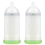 Adiri NxGen Stage 1 Nurser (3-6 M) 9.5oz (281mL) - 2 Pack, White by Adiri
