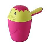B Blesiya ベビーバス　プラスチック製　シャワー　水スクープ　シャワー　シャンプースクープ　全3色 - 黄