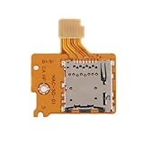 DONGYE スイッチ SDカードスロット Micro SD TFカードスロット NSメモリカードスロット用 ニンテンドースイッチに適合 スイッチコンソール用 オリジナルウエス付き 修理 交換部品 パーツ