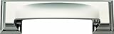 Atlas Homewares 339-CH Sutton Place Collection 5 Inch Bin Cup Pull, Polished Chrome Finish [並行輸入品]