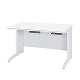 TOYOSTEEL 50Xシリーズ 平デスク A袖 センター引出し付 W1200×D700×H700mm 50XBL-127H ホワイト/ホワイト