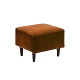 ミニソファー 1人掛け キッズソファ オットマン スツール 布張り chateau ot V-1012 ゴールドベージュ