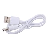 IPOTCH 耐久性 互換性　USB 3Aオス→5.5x2.5mm オス 充電器　DC供給電源ケーブル　全5サイズ - 0.5メートル
