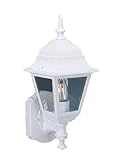 National Brand Alternative 671215 Outdoor Wall Lantern Die Cast Aluminum, 17' Height, White [並行輸入品]