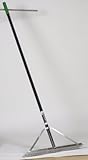 Midwest Rake 12048 48 Head Field/Aggregate Rake, 66 Blue Aluminum Handle by Midwest Rake