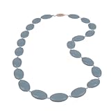 Jelly Strands Logan Baby Teething Necklace Smoke by Jelly Strands