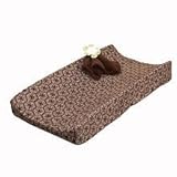 Cocalo Sherpa Printed Changing Pad Cover Brown [並行輸入品]