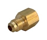 Jmf Flareフレアアダプター3 /8 " x 1 /8 " FPTイエロー真鍮バルク< 0.25 % Lead