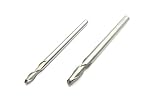 ボールエンドミル 2枚刃 ハイス鋼 HSS R3mm R4mm 便利な２本セット（切削可能材料　炭素鋼、工具鋼、合金鋼、鋳鉄、アルミ合金、銅合金）