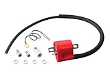 キタコ(KITACO) イグニッションコイルフルキット CDI点火車用 (レッド) モンキー/ゴリラ モンキーバハ エイプ50 XR50モタード等 754-9011120